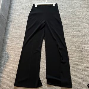 amanda uprichard wide leg, high waisted dress pants